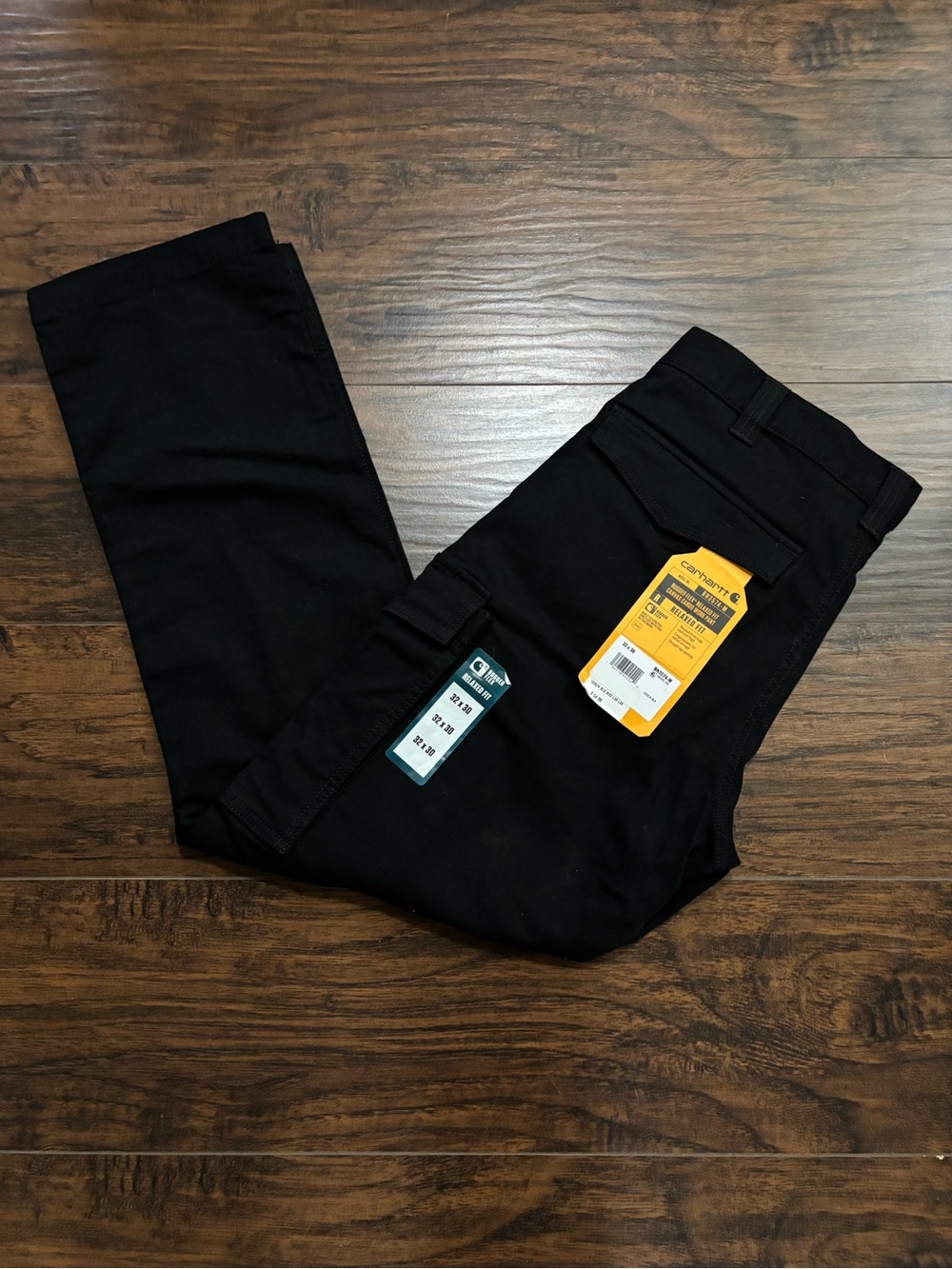 Carhartt Black Relaxed Fit Work Pants